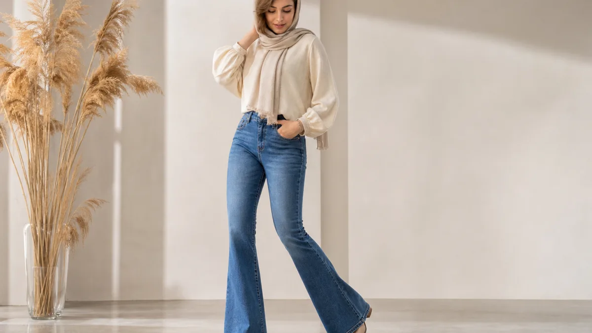 شلوار جین فلر زنانه