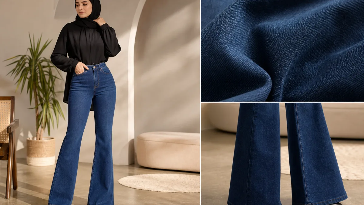 فرم آزاد برای شلوار جین فلر زنانه