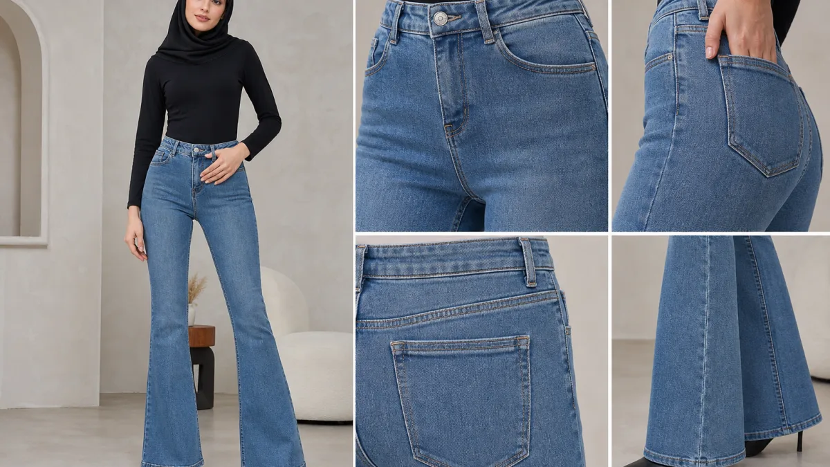 فرم آزاد برای شلوار جین فلر زنانه