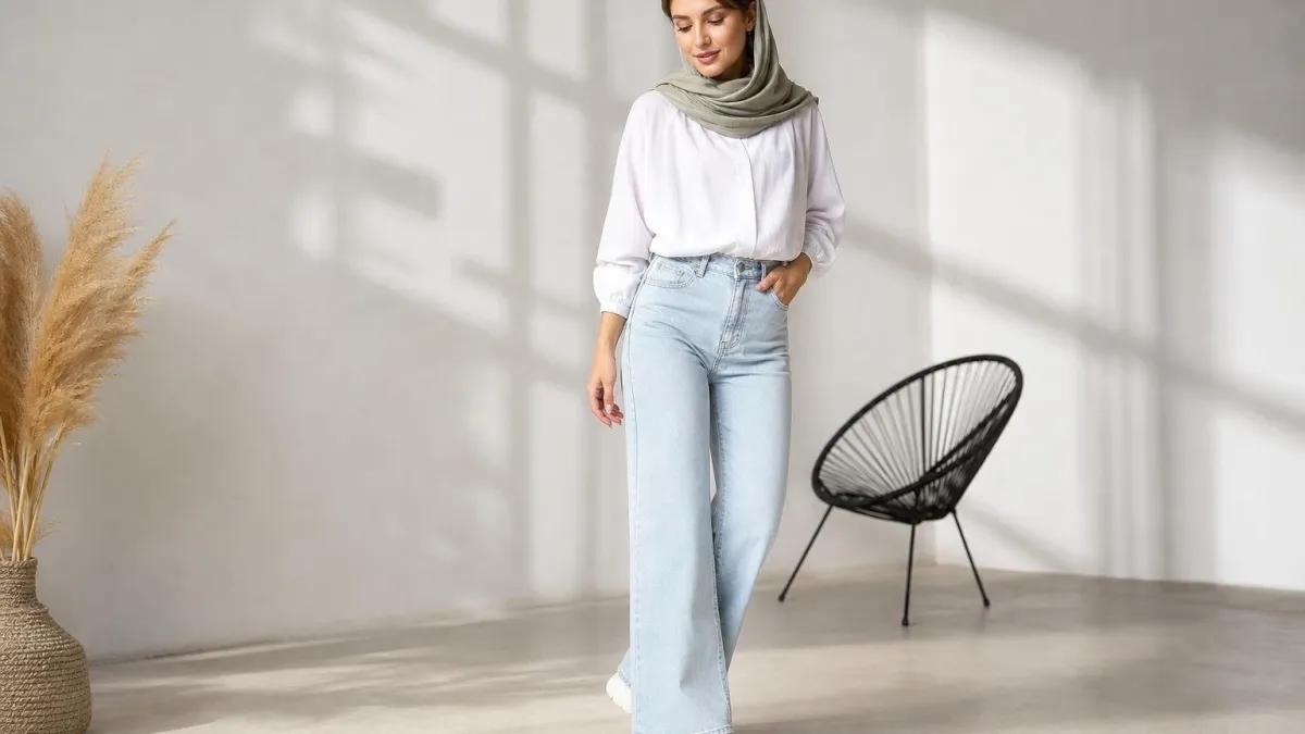 شلوار جین یخی زنانه
